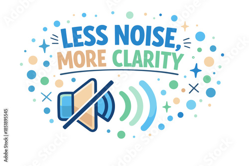 Less noise more clarity: visual representation of volume and sound control
