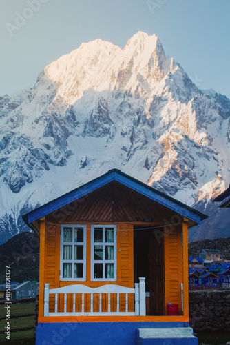 house in the mountains