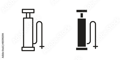 Air pump icons for designers, web developers, displays and websites