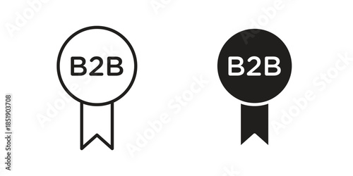 B2B icons for designers, web developers, displays and websites