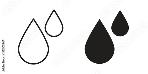 Blood drops icons for designers, web developers, displays and websites
