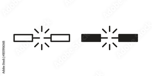 Broken Wire Icon icons for designers, web developers, displays and websites