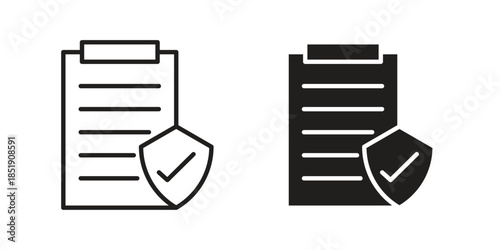 Contract coverage icons for designers, web developers, displays and websites
