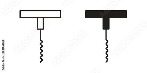 Corkscrew icons for designers, web developers, displays and websites