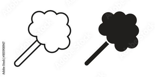 Cotton Candy icons for designers, web developers, displays and websites