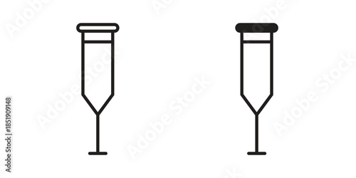 Crutch icons for designers, web developers, displays and websites