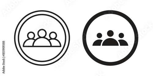 Customer retention icons for designers, web developers, displays and websites