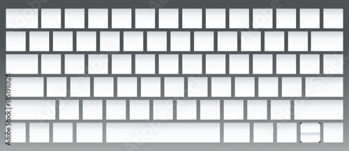Standard QWERTY Computer Keyboard Layout Diagram – Typing and Input Reference