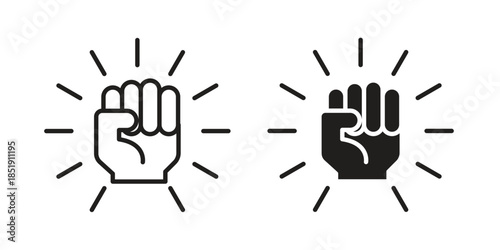 Empowerment icons for designers, web developers, displays and websites