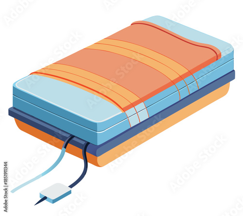 Comfortable and cozy electric blanket with adjustable temperature settings for ultimate relaxation and warmth during cold nights, perfect for home use