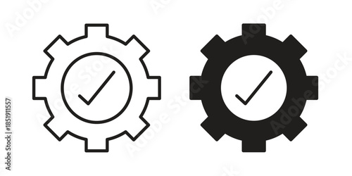 Execution icons for designers, web developers, displays and websites
