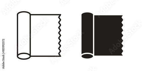 foil roll icons for designers, web developers, displays and websites