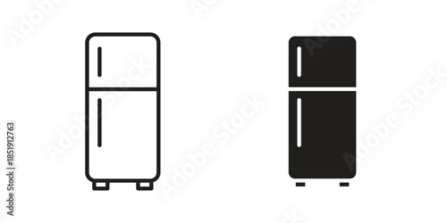 Fridge icons for designers, web developers, displays and websites