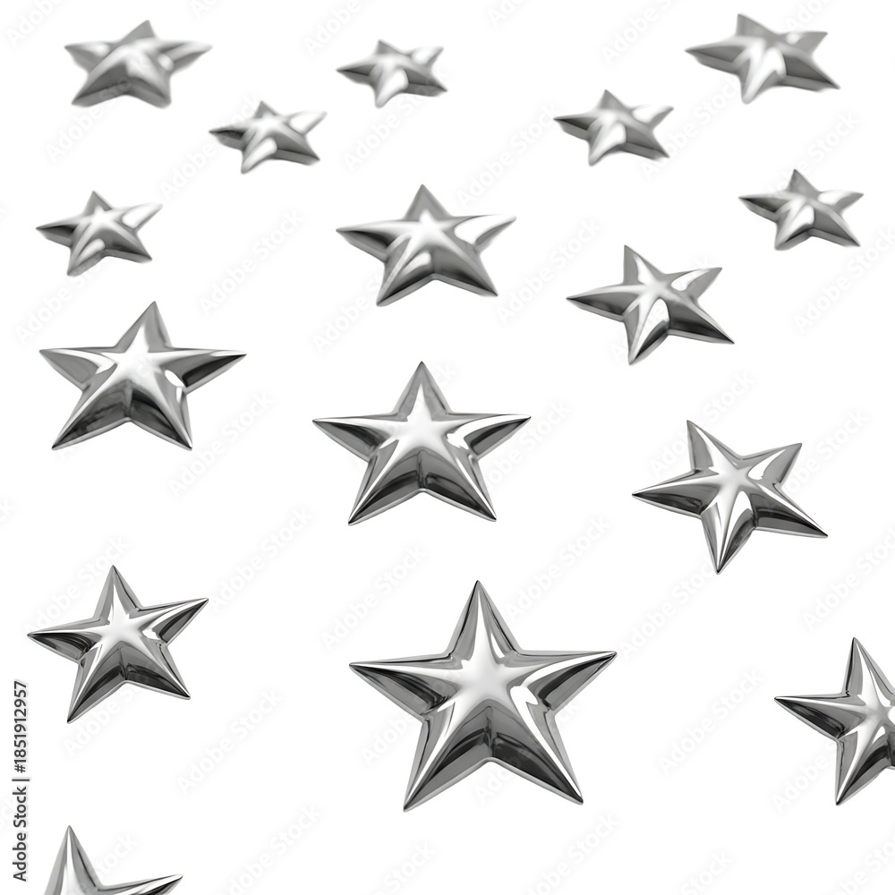 Fototapeta premium Shiny stars scattered in a captivating arrangement, offering a sense of wonder and cosmic allure. Each star sparkles and gleams, inviting the viewer to gaze and dream. 