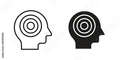 Headache icon icons for designers, web developers, displays and websites