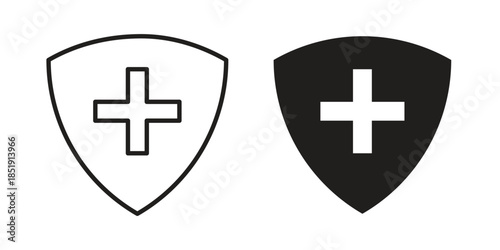 Health insurance icons for designers, web developers, displays and websites