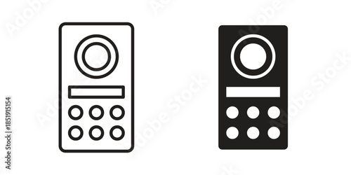 Intercom icons for designers, web developers, displays and websites