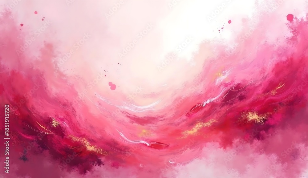 Fototapeta premium Ethereal Pink Vortex