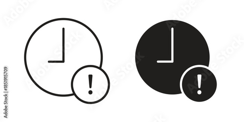 Late icons for designers, web developers, displays and websites
