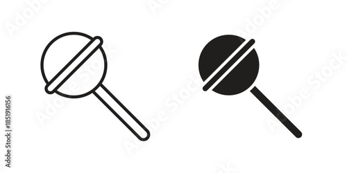 Lollypop icons for designers, web developers, displays and websites