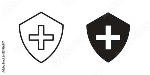 Medical insurance icons for designers, web developers, displays and websites