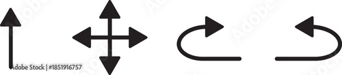 Send back icon Symbol concept for web design. Send back icons in black stroke designs
