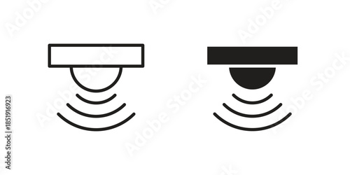 Motion sensor icons for designers, web developers, displays and websites