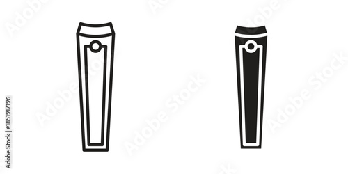 Nail clippers icons for designers, web developers, displays and websites