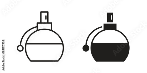 Parfum icons for designers, web developers, displays and websites