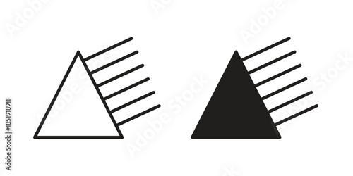 Prism icons for designers, web developers, displays and websites