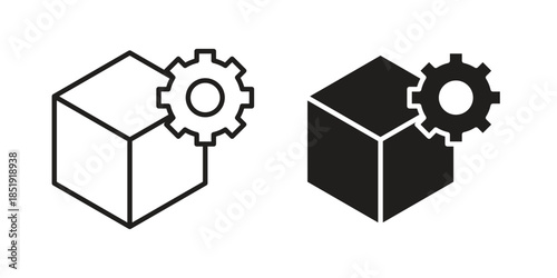 Product management icons for designers, web developers, displays and websites
