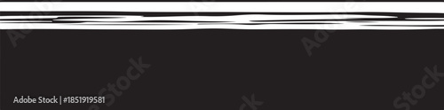 Abstract black and white horizontal brush stroke texture
