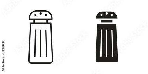 Salt and pepper shakers icons for designers, web developers, displays and websites