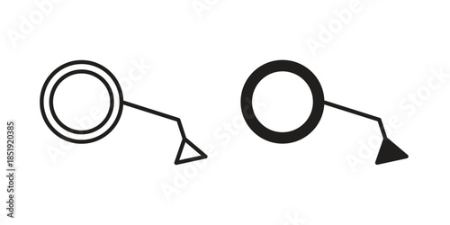 Side mirror icons for designers, web developers, displays and websites