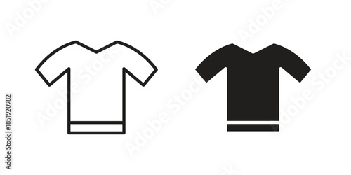 Soccer jersey icons for designers, web developers, displays and websites