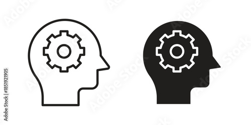 Technology icons for designers, web developers, displays and websites