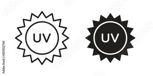 UV icons for designers, web developers, displays and websites