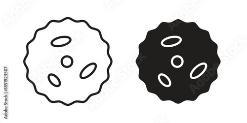 White blood cell icons for designers, web developers, displays and websites