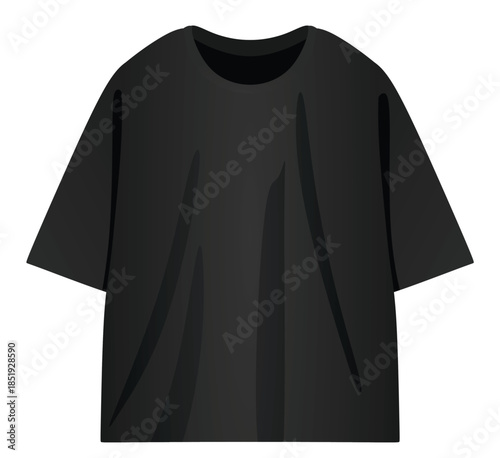 Black women t shirt. vector illustration