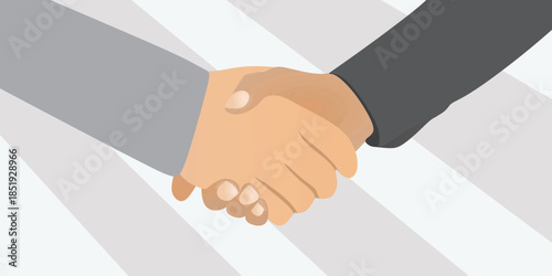 People walk by. vector illustration