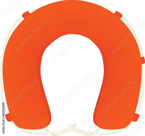 Rescue safety ring. vector illustration