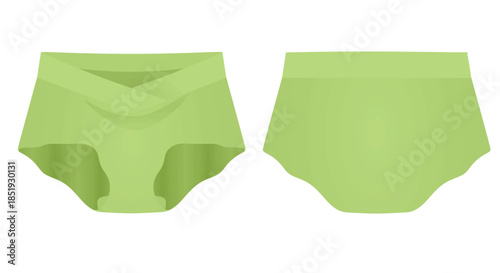 Maternity female underwear panties. vector