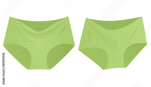 Maternity female underwear panties. vector
