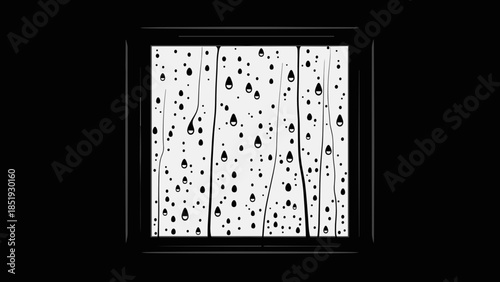 Black and White Speckled Birch Wood Texture.