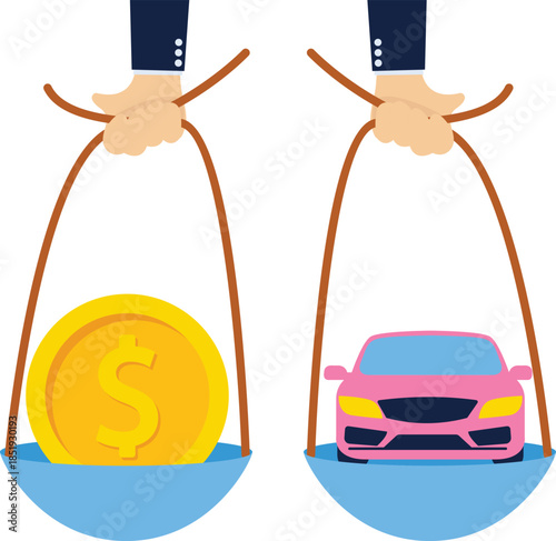 Vector IconMonthly expenses such as home loan. house rent, car payment, water bill, electricity bill, telephone. taxes bill, life insurance premium payment.

