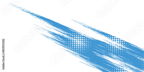 Dots halftone white end blue gradient color pattern grunge texture background. vector illustrator