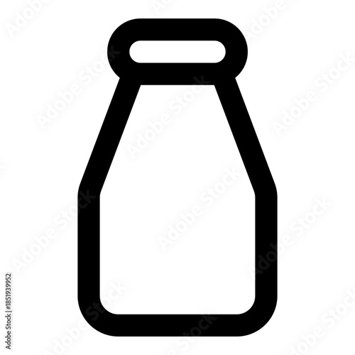 Grocery outline icon set