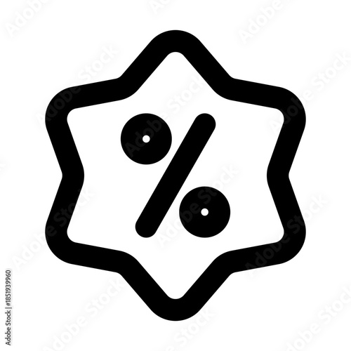 Grocery outline icon set