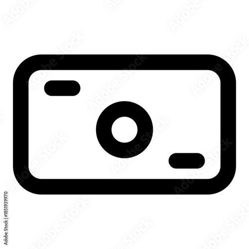 Grocery outline icon set