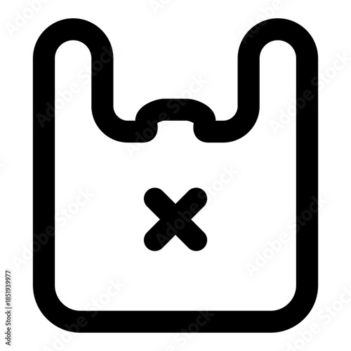 Grocery outline icon set